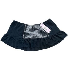 Jezebel Black Ruffled Skirt